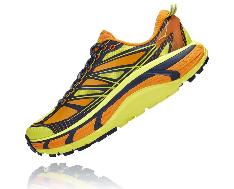 Hoka Australia One One Mafate Speed 2 - Mens Trail Shoes Light Gold/Rose - BMICQ-1357